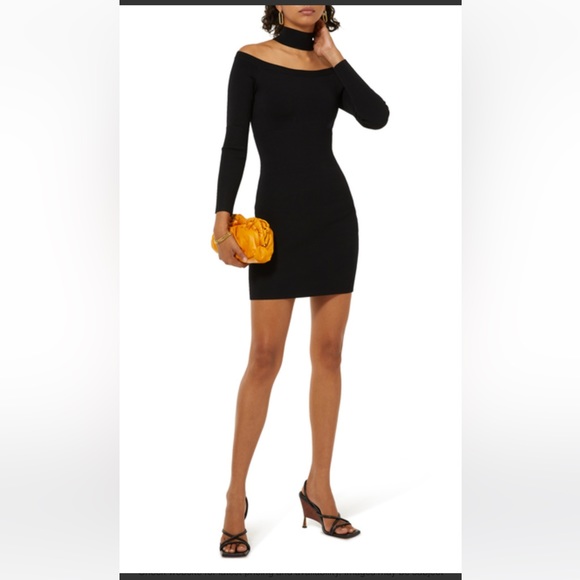 JONATHAN SIMKHAI Revolve Juliana Off-The-Shoulder Knit Dress Size Medium - Picture 4 of 6